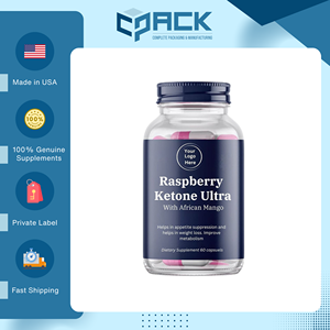 Cápsulas de Cetona de Frambuesa de Primera Calidad Hechas en EE. UU., Suplemento Dietético de Marca Privada para Adultos, No Apto para Mujeres Embarazadas - Product Image 2