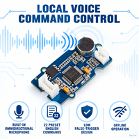Module de reconnaissance vocale hors ligne avec commande vocale, 22 commandes, 3.3V 5V UART, carte d'interface homme-machine avec microphone