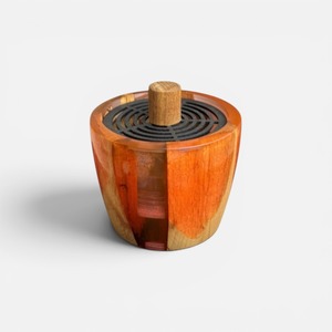 Brûleur à Bakhoor et porte-encens Oud en bois d'acacia et résine, artisanal et élégant, pour une décoration intérieure de luxe, style islamique - Product Image 1