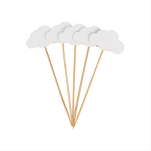 Paquete de 5 Adornos Personalizados para Pastel con Forma de Nube, Decoración para Cupcakes, Postres, Pasteles de Cumpleaños, Accesorios para Hornear - Product Image 1