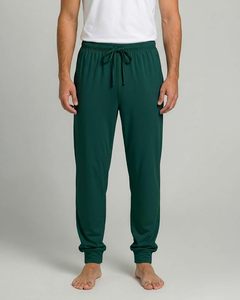 Conjunto de Ropa de Salón Cómoda para Hombre, Ropa de Dormir Informal de Algodón Tejido Premium, Camiseta de Manga Larga Ecológica para Verano - Product Image 4