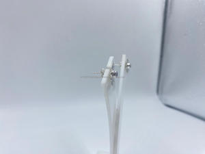 Boucles d'oreilles en argent pur blanc d'inspiration bohème au meilleur prix Bijoux en plaqué or aux motifs uniques pour femmes Cadeaux pour fêtes de mariage - Product Image 2