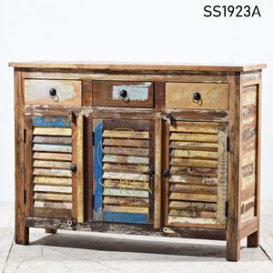 High Quality Unique Style Handcrafted Solid Wood Dining Room Furniture Antique Design SUREN SPACE Brand Hotels Resort <b>Sideboard</b> - Product Image 1