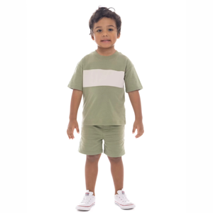 Ensemble T-shirt et short personnalisable pour enfants – Tenue d'été pour bébé garçon – Vêtements de boutique pour enfants – Ensembles deux pièces 2026 - Product Image 2