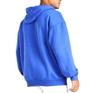Sweat à capuche pour homme de haute qualité en mélange polyester/coton, tendance européenne et américaine, imprimé sur mesure, écologique et respirant - Product Image 3