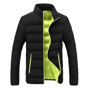 Mens All Season Lightweight Puffer Jacket Water Resistant Windproof Stand Collar Zip Winter Outdoor Wear - Product Image 2