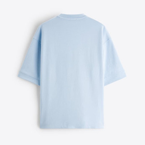 Camisetas de Manga Corta con Cuello Redondo para Hombre de Lujo - Diseño Personalizado 100% Algodón Tejido de Secado Rápido y Transpirable, Corte Regular, Estilo Casual - Product Image 3