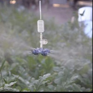 Boquilla de Nebulización Blanca de Plástico JIVANDHARA IRRIGATION, Pulverizador de 4 Vías, Modelo de Tuberías de Riego por Goteo -03 para Granjas, Hogares e Invernaderos - Product Image 2