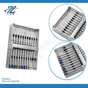 Juego de Instrumentos de Luxación Manuales de Acero Inoxidable Devemed Dev-Lux, Kit de Elevadores Dentales para Uso Profesional - Product Image 3