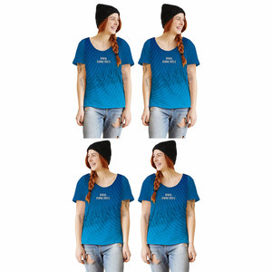 T-shirts pour femmes, design simple, confortables, doux, légers, respirants, pour un usage quotidien, design personnalisé - Product Image 6