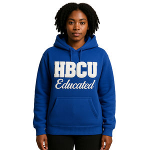 Sudadera con Capucha Azul de Zeta Phi Beta para Estudiantes de HBCU, Bordado de Chenille, Hermandad Griega, Sudadera de Moda Universitaria Divine Nine - Product Image 1
