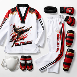 Uniformes de Taekwondo Personalizados al por Mayor, Fabricante OEM, Suministro Directo para Entrenamiento de Artes Marciales - Product Image 5