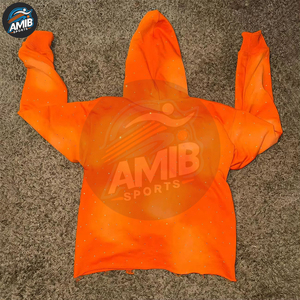 Sudaderas con Bordado Desgastado de Alta Calidad a Precio Económico, Sudaderas Básicas de Algodón Mezclado, Corte Holgado, Ropa Casual - Product Image 5