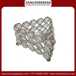 New Arrival Crystal Collection Diamond Candle Holder for Wedding Decorations Garden Decorations From Indian Supplier - Product Image 6