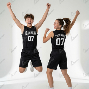 ชุดเสื้อบาสเก็ตบอลสั่งทำพิเศษ สีม่วง แขนกุด ผ้าตาข่าย โพลีเอสเตอร์ 100% ระบายอากาศได้ดี พิมพ์ชื่อทีม ชุดยูนิฟอร์มสำหรับผู้ใหญ่ แบบ unisex - Product Image 5