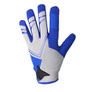 Custom Logo Design High Quality American Football Gloves with Hand Grips Anti-slip Full Finger Adjustable Wrist Strap Unisex - Product Image 2
