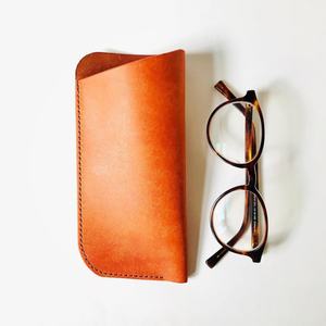 Genuine Leather Luxury Handmade Smell Proof Heavy Duty Glasses <b>Case</b> Soft Slim Travel <b>Sunglasses</b> Cover Multi-Function Portable - Product Image 2