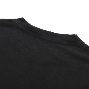 เสื้อยืดแขนสั้นทรงบ็อกซี่โอเวอร์ไซส์ สีพื้น สไตล์มินิมอล ลุคเท่ๆ แบบดิสเทรส สำหรับผู้ชายและผู้หญิง รุ่น Snow Wash - Product Image 6