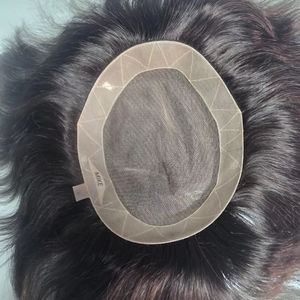 Prothèse capillaire en cheveux humains Remy indiens, modèle Los Angeles - Styles bouclés crépus et ondulations profondes, texture lisse, Bangladesh - Product Image 5