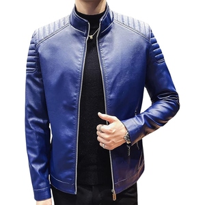 Chaqueta de cuero genuino de oveja de lujo para hombre, piel de oveja suave, corte moderno, ropa exterior de moda, abrigo de primera calidad - Product Image 4