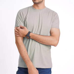 Camiseta Unisex Extra Grande 100% Algodón para Hombre, Transpirable, de Secado Rápido, con Logotipo Personalizado, Impresión Puff, Fitness, OEM, Venta al Por Mayor - Product Image 1