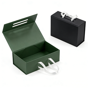 Caja de Embalaje Plegable Portátil con Cierre Magnético Impermeable, Logotipo Personalizado Impreso, Cajas de Regalo de Cartón para Ropa - Product Image 5