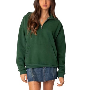 Sudadera con Capucha Oversize Personalizada para Mujer, Invierno, Impresión 3D Puff, Transpirable, Forro Polar Grueso, 100% Algodón, Manga Farol - Product Image 4