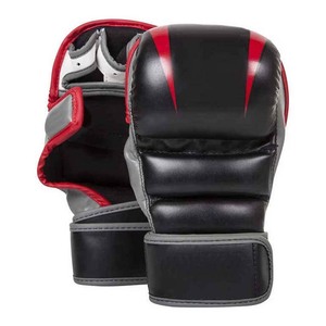 Guantes de Boxeo Personalizados con Logotipo, Guantes de Entrenamiento y Competición de MMA de Alta Calidad, Guantes Negros para Lucha de MMA - Product Image 4