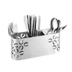 Round Stainless Steel Wire <b>Utensil</b> <b>Holder</b> Heavy Duty Metal <b>Kitchen</b> Tool Crock Spoon Spatula Whisk Organizer Storage Stand Rack - Product Image 4