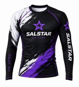 Men High Quality Compression <b>Shirt</b> Quick Dry Sporty Customize Logo Sublimation Print Demanded O-Neck Slim Fit Rash Guard Gym - Product Image 3
