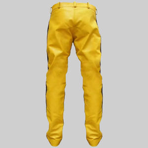 Nouveaux pantalons en cuir pour homme, mode automne-hiver, vente en gros, pantalon en cuir véritable, pantalon en cuir de mouton - Product Image 5