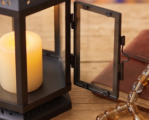 Handmade Hanging <b>Lantern</b> Metal Decorative Votive <b>Candle</b> <b>Holders</b> for Home and Garden Decor Black Color Handmade Manufacturer - Product Image 6