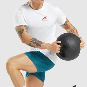 Camisetas deportivas ajustadas para hombre, hechas con material transpirable que absorbe el sudor, para culturismo, fitness y deportes. - Product Image 4