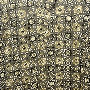 Stylish Men's Classic Cotton Long Kurta | Full Sleeve Ethnic Wear | Floral <b>Block</b> <b>Printed</b> Designer Kurta - Product Image 3