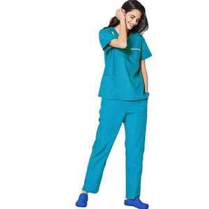 Traje Neutralizador de Olores para Personal Médico, Tela con Infusión de Carbón, Frescura Durante Todo el Día, Uniforme de Hospital para Mujer - Product Image 4