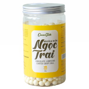 Servicio de Fabricación de Marca Privada, Chocolate Compuesto al por Mayor, Bolas Crujientes de Chocolate Blanco HALAL, Decoración de Pasteles de Cacao para Panadería - Product Image 1