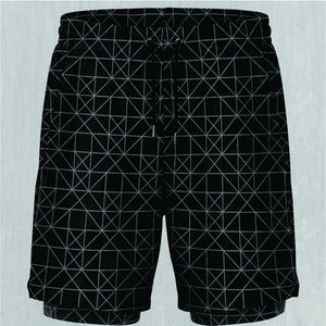 Shorts de course sublimés respirants et tendance pour hommes, imprimés en couleur, décontractés et sportifs, collection 2026 - Product Image 1