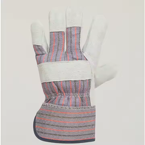 Guantes de Seguridad de Tela a Rayas con Recubrimiento Completo en los Dedos, Antideslizantes y Resistentes al Desgaste para Actividades al Aire Libre, Unisex - Product Image 2