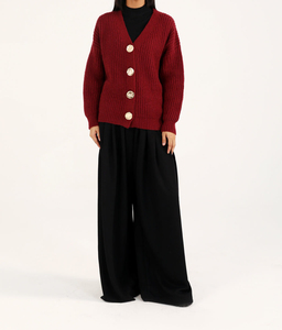 Cárdigans para Mujer, Suéter Ligero de Punto, Proveedor OEM ODM, Cárdigans para Mujer, Cárdigan de Punto Suave al Tacto, Ropa de Moda - Product Image 1