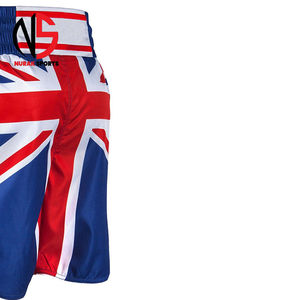 Pantalones Cortos de MMA de Spandex/Poliéster, para Muay Thai, UFC, Entrenamiento de Boxeo, con Logotipo Frontal, Ligeros, Transpirables y Personalizables - Product Image 5