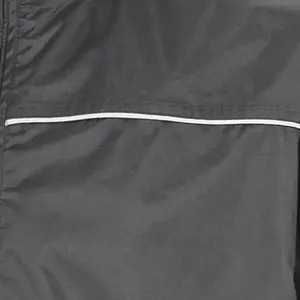 Chaqueta Parka Bomber Larga Reflectante Personalizada para Hombre, Chaleco de Seguridad para el Trabajo, con Cuello Alto y Diseño Impermeable con Capucha - Product Image 3