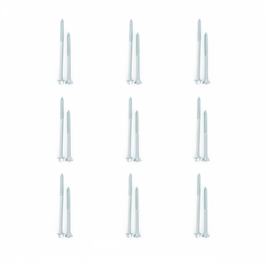 Class 4.8 6.8 Zinc Plated Carbon Steel Hex Head Partial Thread Lag <b>Screws</b> M6-M12 Metric/Inch DIN/ANSI PDC Model 13 Wood - Product Image 1