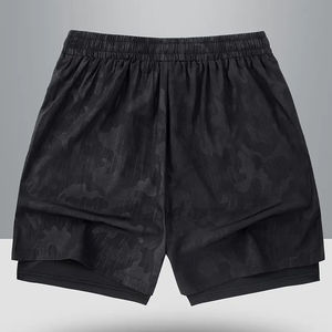 Pantalones Cortos Deportivos para Hombre, de Doble Capa, Cintura Media, con Logotipo Personalizado, Sólidos, Casuales, 100% Algodón, Impermeables, de Secado Rápido y Transpirables - Product Image 2