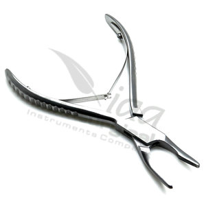 Manual Double Action 10x18mm Stainless Steel Straight Curved Design Bone Rongeur <strong>Forceps</strong> For Surgical Operation CE - Product Image 3