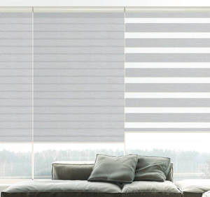 Omni Dark Zebra Shades Plain Fast Delivery Blinds Home Decoration Combi Blinds Blackout Decowin Textile From Korea - Product Image 1