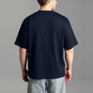 Nouvelle Arrivée Prix Bas T-shirts Homme Grande Taille Écologiques 100% Coton Décontractés Design Uni Séchage Rapide Manches Courtes Tricotés pour la Gym - Product Image 3