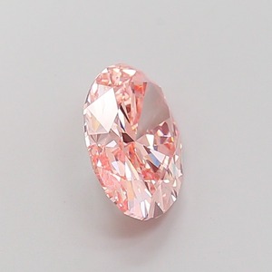 Diamant CVD rose vif fantaisie de forme ovale de luxe, cultivé en laboratoire, 3 carats, clarté VS1, très bonne finition, diamant non monté pour bijoux - Product Image 4