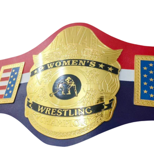 Ceinture de championnat de lutte pour femmes, design drapeau américain, plaquée or, édition de collection sportive personnalisée - Product Image 2