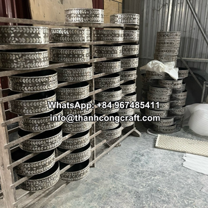 Moderno organizador de escritorio de caja de pañuelos de madreperla para el hogar, restaurante y fabricante de cocina en Vietnam - Product Image 6