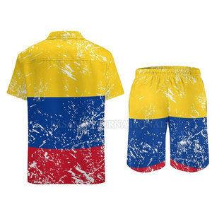 Beach Wear Wholesale Hawaii <b>Shirts</b> & <b>Shorts</b> <b>Set</b> Oem Service New Style Hawaii <b>Shirts</b> & <b>Shorts</b> <b>Set</b> - Product Image 3